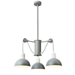 Φωτιστικό Οροφή EG5793P58G 3ΧΕ14 D58XH85 Grey-White Aca Decor Μέταλλο