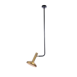 Φωτιστικό Οροφής AR4181P120BB 1ΧΕ27 33Χ20XΗ120 Brass-Black Aca Decor Μέταλλο