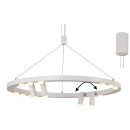 Φωτιστικό Οροφής Led 48W 3000K 4320lm D65XH139 White Aca Decor Αλουμίνιο