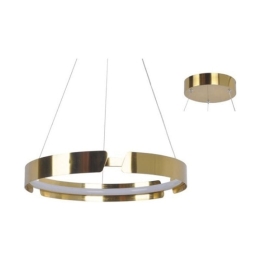Φωτιστικό Οροφής Led ZM18LEDP40AB 23W 3000K 1840lm D40XH150 Brass Aca Decor Αλουμίνιο