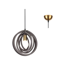 Φωτιστικό Οροφής ZM391P29WDL 1ΧΕ27 D29XH100 Brown Aca Decor Mdf