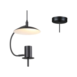 Φωτιστικό Οροφής ZM931P25B 1ΧGU10 D25X20XH100 Black Aca Decor Μέταλλο