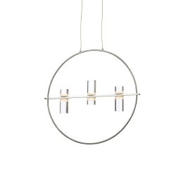 Φωτιστικό Οροφής Led 2835 JNEP12LED53CH 12W 3000Κ 1080lm D53XH173 Chrome Aca Decor Αλουμίνιο