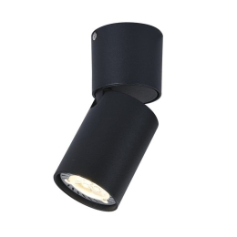Φωτιστικό Οροφής Σποτ RA301S6BK 1XGU10 D5,5XH13 Black Aca Decor Αλουμίνιο