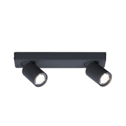 Φωτιστικό Οροφής Σποτ RA302S32BK 2XGU10 32Χ7Χ11 Black Aca Decor Αλουμίνιο