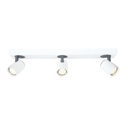 Φωτιστικό Οροφής Σποτ RA313S54WG 3XGU10 54Χ7Χ12 White Aca Decor Αλουμίνιο