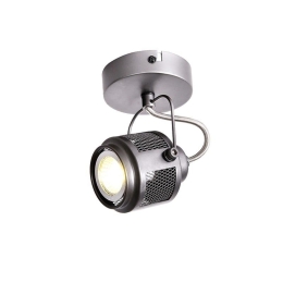 Φωτιστικό Τοίχου - Απλίκα AR2091W16G 1ΧGU10 16Χ9Χ9 Grey Aca Decor Μέταλλο