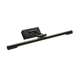 Φωτιστικό Τοίχου - Απλίκα Led PN10LEDW50BK 12W 3000K 780lm IP44 50X6X19 Black Aca Decor Μέταλλο