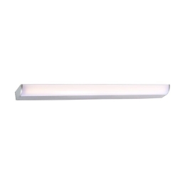 Φωτιστικό Τοίχου - Απλίκα Led PN29LEDW57SR 12W 3000K 780lm IP44 57X7X4 Silver Aca Decor Αλουμίνιο