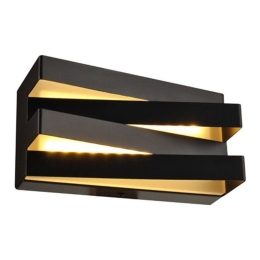 Φωτιστικό Τοίχου - Απλίκα Led V80LEDW20BK 12W 3000K 960lm 20X11X9 Black Aca Decor Μέταλλο
