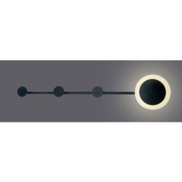 Φωτιστικό Τοίχου - Απλίκα Led ZM71LEDW70BK 7W 3000K 560lm 70Χ7Χ15 Black Aca Decor Μέταλλο