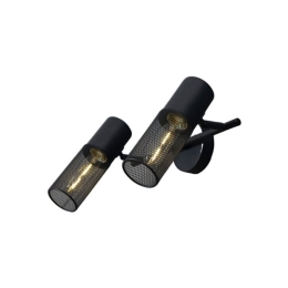 Φωτιστικό Τοίχου - Απλίκα OD602S33BK 2ΧΕ27 33Χ16Χ20 Black Aca Decor Μέταλλο