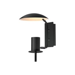 Φωτιστικό Τοίχου - Απλίκα ZM931W30B 1XGU10 18X24X30 Black Aca Decor Μέταλλο
