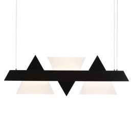 Φωτιστικό Οροφής - Ράγα DCR39215 Led 18W 3000K 1960LM 7,5X100XH120CM Αrmstrong Black Aca Decor Μέταλλο