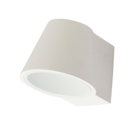 Φωτιστικό Τοίχου Γύψινο G85441W 1XG9 12,8x12,8x10,2CM Awon White Aca Decor