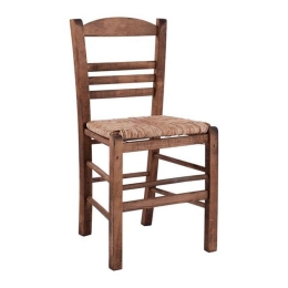 Καρέκλα Επιλοχία Με Ψάθα 40,5x43x88 HM10369.01 Wallnut Ξύλο,Ψάθα