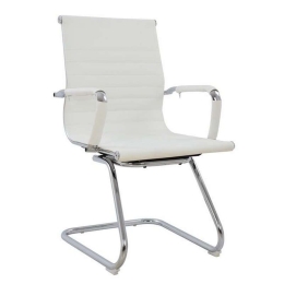 Καρέκλα Επισκέπτη Με Μπράτσα 58x62x90 HM1023.02 White Σετ 4τμχ
