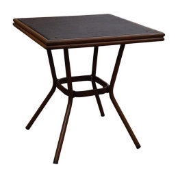 Τραπέζι Bamboo Look HM5568.03 Καφέ 70x70cm