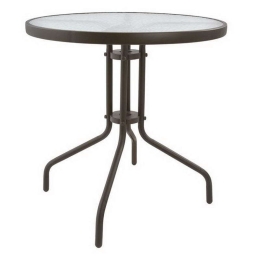 Τραπέζι HM5146.02 Καφέ Φ70Χ70cm