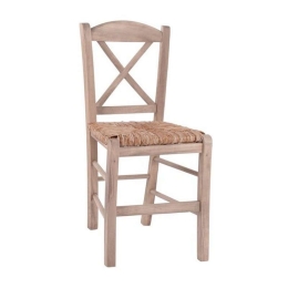 Καρέκλα Καφενείου Με Ψάθα 40,5x41,5x88 HM10371.02 Natural Ξύλο,Ψάθα