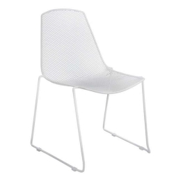 Καρέκλα Μεταλλική Urania 56x58,5x86 HM8011.02 White Μέταλλο