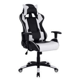 Πολυθρόνα Gaming 64,5x70x(123-130) HM1072.04 Black-White