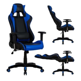 Πολυθρόνα Gaming 67x70x134 Hm Racing HM1056.08 Black-Blue