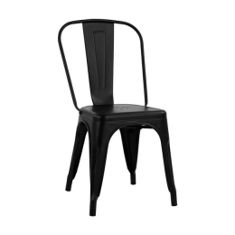 Καρέκλα Melita Black 45x47x85Υ εκ. HM8641.22 Μέταλλο