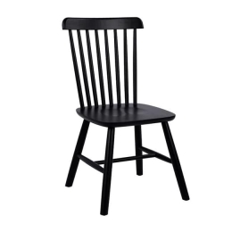 Καρέκλα Lucien BlackHM8645.02 48x54x86 εκ. Ξύλο