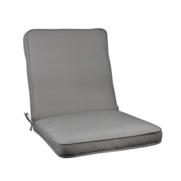 Μαξιλάρι Καρέκλας Chios Grey HM11239.10P 100(45+55)X45X5εκ. Πολυέστερ