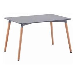 Τραπέζι Minimal HM008.10 Grey Natural 120X80X73Υ εκ. Mdf,Ξύλο