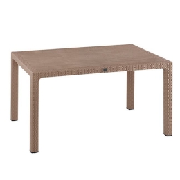 Τραπέζι 150Χ90Χ73.5Υεκ. Rattan Cappuccino HM5737.02