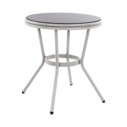 Τραπέζι Φ70 White Πατίνα HM5532.01