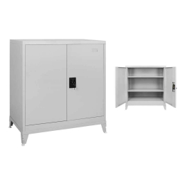 Ντουλάπα Γραφείου Επαγγελματική HM10323 90x45x101Υcm Light Grey