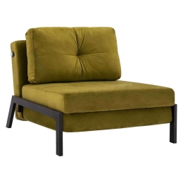 Πολυθρόνα-Κρεβάτι HM3078.13 95x92x66Υcm Olive Βελούδο