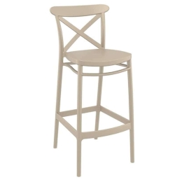 Σκαμπό Cross 20.0608 45Χ52Χ106cm Dove Grey Siesta