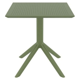 Τραπέζι Sky 20.0253 70X70X74cm Olive Green Siesta