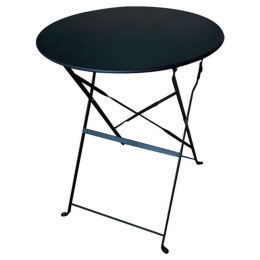 Τραπέζι Πτυσσόμενο Alma 24.0205 Φ70Χ71cm Black