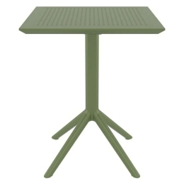 Τραπέζι Πτυσσόμενο Sky 20.0291 60X60X74cm Olive Green Siesta