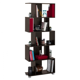 Βιβλιοθήκη HM2385.01 70x25x177cm Wenge Μελαμίνη
