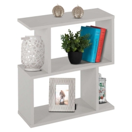 Τραπέζι Βοηθητικό Amabella HM8956.13 Με Ράφια 45x17x52cm White Μελαμίνη