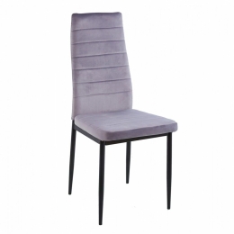 Καρέκλα Lady HM0037.31 (Σετ 4τμχ) 42x45x97 Grey Μέταλλο,Ύφασμα