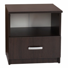 Κομοδίνο HM2431.02 Με Συρτάρι 45X40X48 Wenge Μελαμίνη