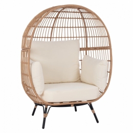 Πολυθρόνα Φωλιά Allegra HM5764 110x85x148cm Beige