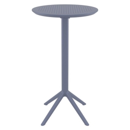 Τραπέζι - Stand Bar Sky 20.0297 60Χ108cm Dark Grey