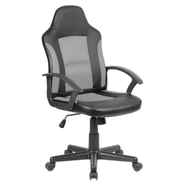 Καρέκλα Γραφείου A6130 01.0261 56X58X99-108 Black-Grey