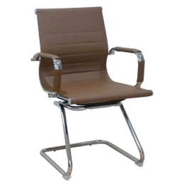 Πολυθρόνα Αναμονής (Σετ 2τμχ) BS8250 Brown Ρu 57X54X90cm