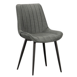 Καρέκλα Τραπεζαρίας Bony 11.1589.S (Σετ 4τμχ) 56Χ61Χ85cm Grey Μέταλλο,Ύφασμα