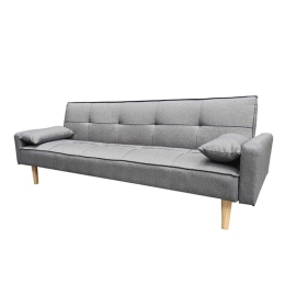 Καναπές - Κρεβάτι Darby 40.0098 Τριθέσιος 204X79X77 Grey Ύφασμα