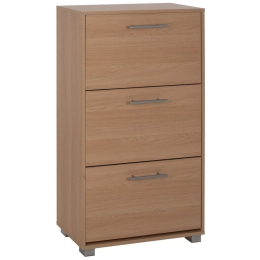 Παπουτσοθήκη Davina HM2221.09 3 Θέσεων 62x24x110cm Natural Μελαμίνη